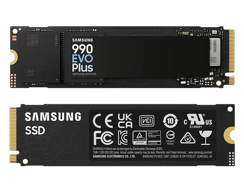 Samsung 990 EVO Plus SSD M.2 1TB (MZ-V9S1T0)